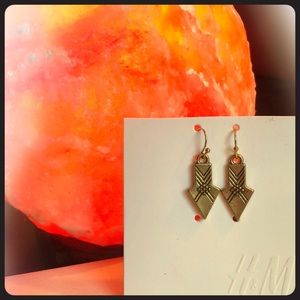 Gold Arrow Tribal Earrings